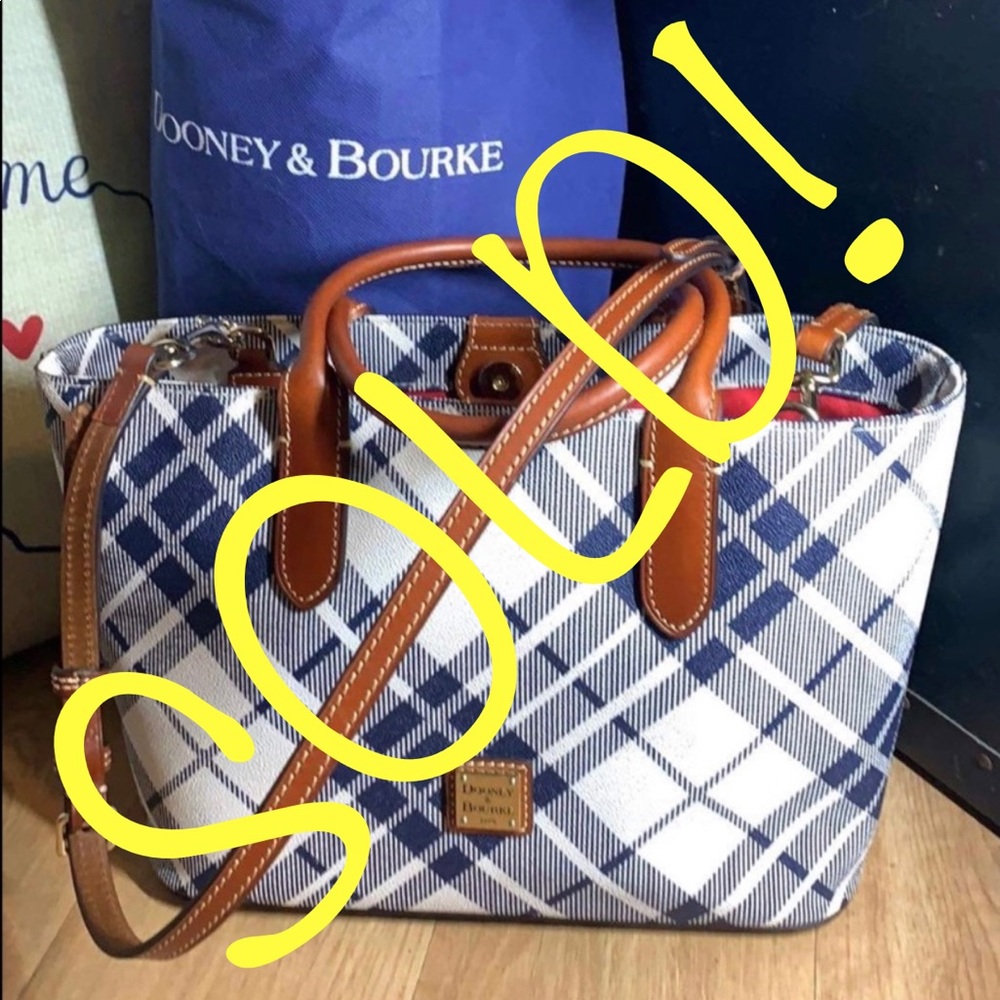 Dooney & Bourke Harding Brielle plaid Zip Tote